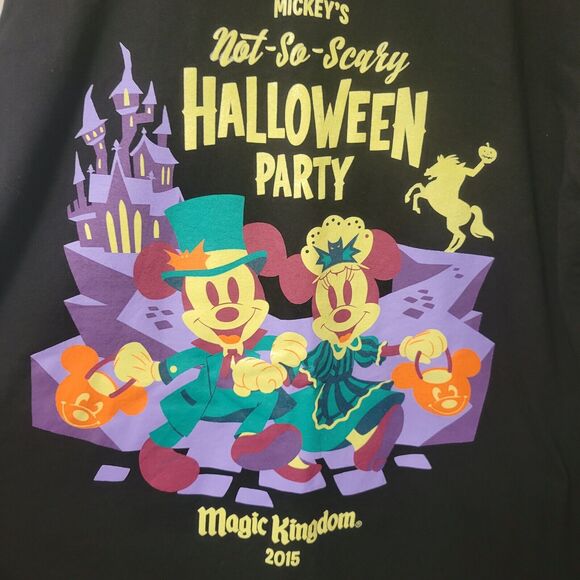 Disney Mickey's Not So Scary Halloween Party 2015 T-Shirt Woman Size XL - Picture 2 of 4